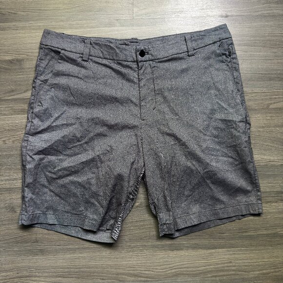 Lululemon Men's Commission Short *Qwick Oxford 9" - Grey - Picture 2 of 9